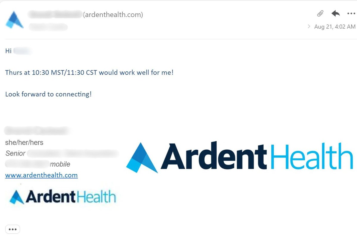 Reply from a live partner campaign